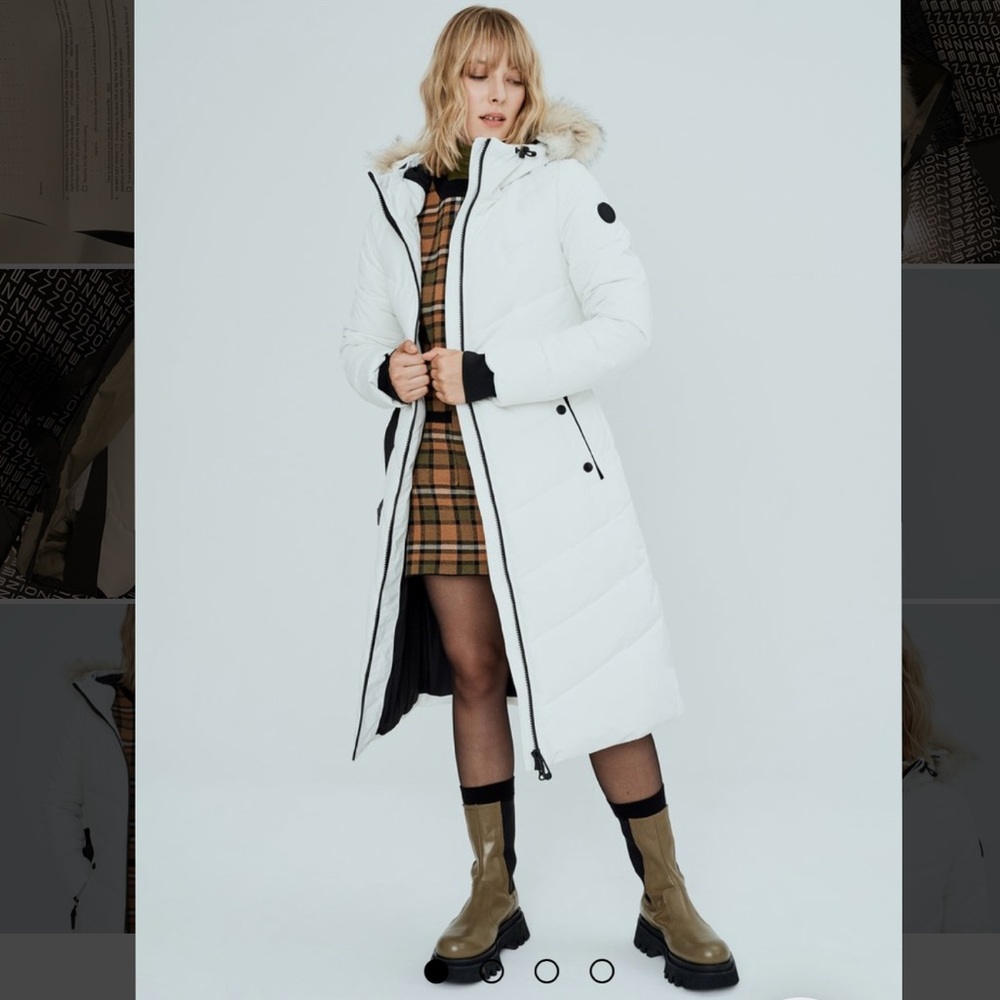 NWT NOIZE Capri White Parka Coat